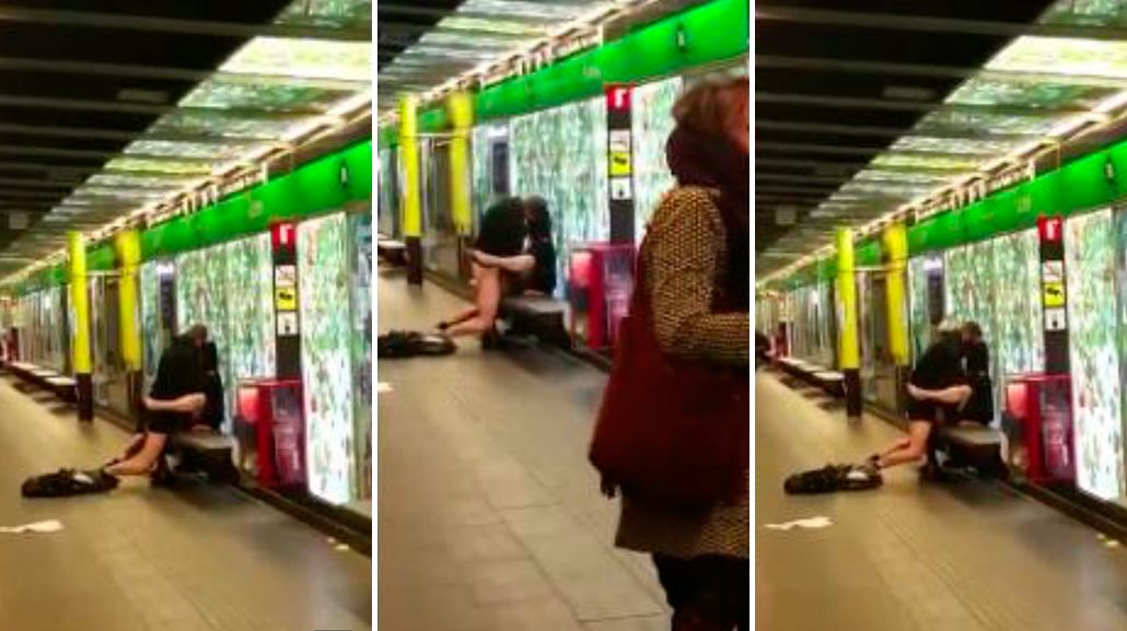 Video Filman A Una Pareja Teniendo Sexo En El Subte De Barcelona