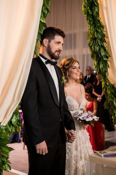 Foto oficial de la boda Dalma Maradona - Andrés Caldarelli