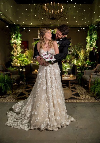 Foto oficial de la boda Dalma Maradona - Andrés Caldarelli