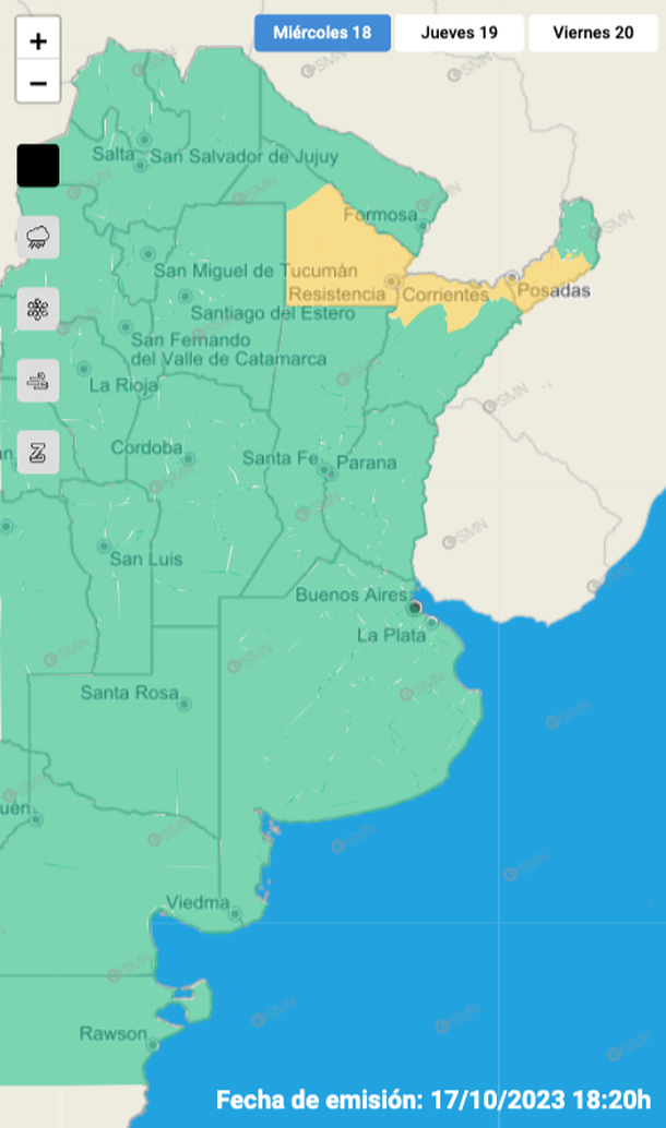 Alerta Por Tormentas Fuertes Y Granizo En Tres Provincias Losprimerostv