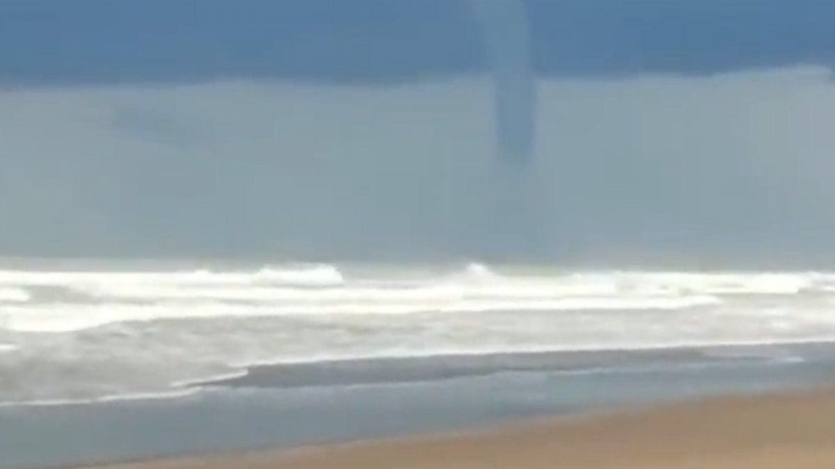 Impresionante Tromba Marina Sorprende En Necochea