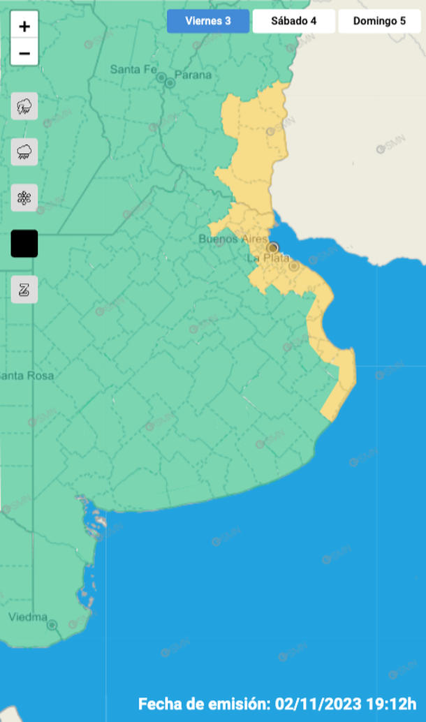 Alerta por LLUVIAS y VIENTOS en Buenos Aires cuándo CAMBIA el PRONÓSTICO