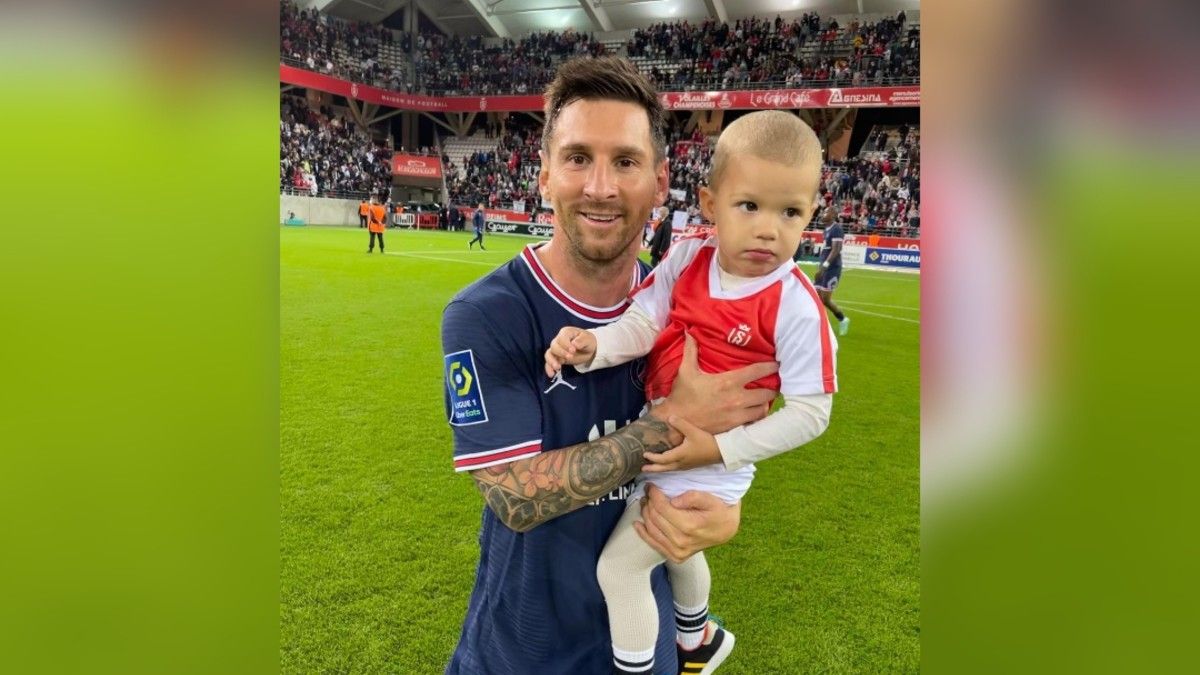 El Tierno Gesto De Lionel Messi Con El Hijo Del Arquero Del Reims