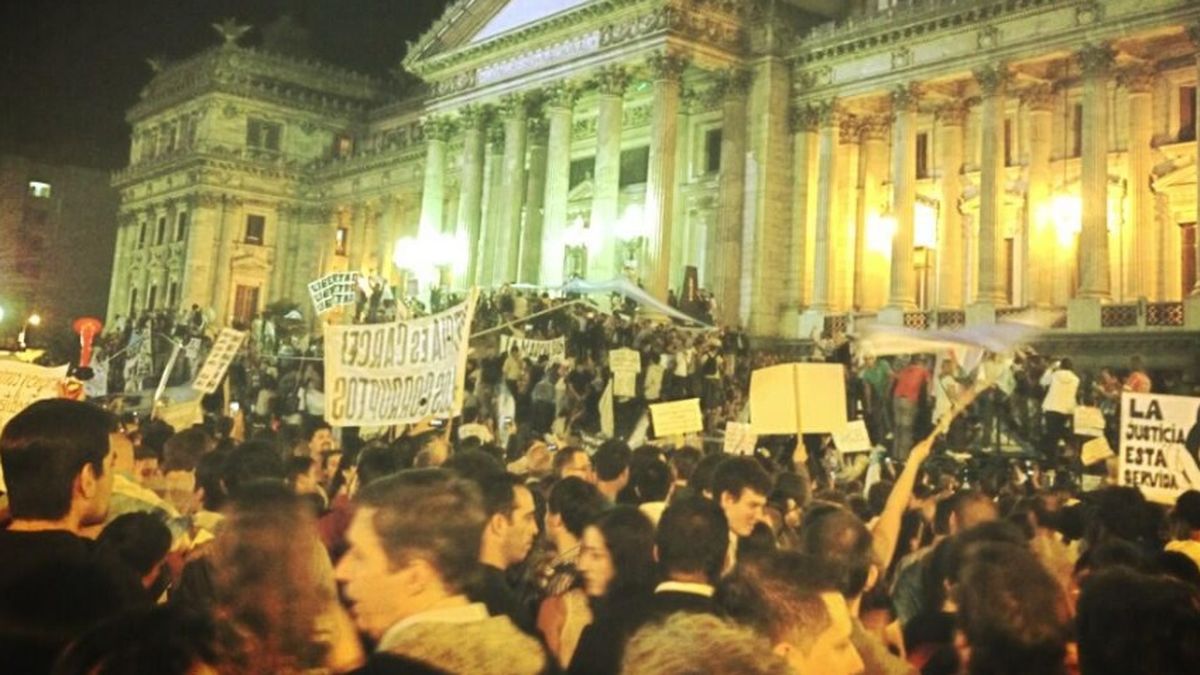 Se Produjeron Incidentes En El Congreso Durante La Marcha