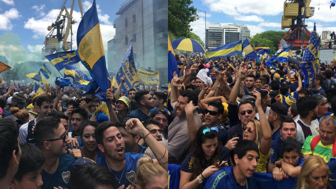 River Y Boca Ya Est N Camino Al Monumental As Los Esperan Los Hinchas