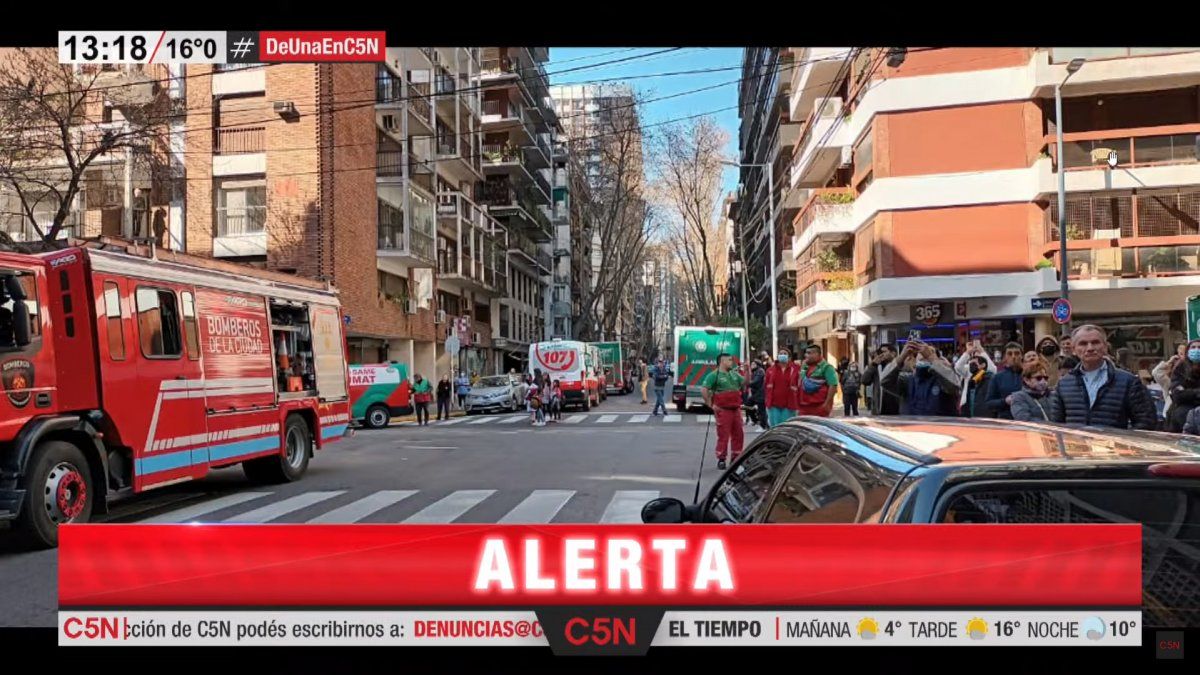 Incendio En Un Edificio Recoleta Se Prende Fuego Un Departamento Del