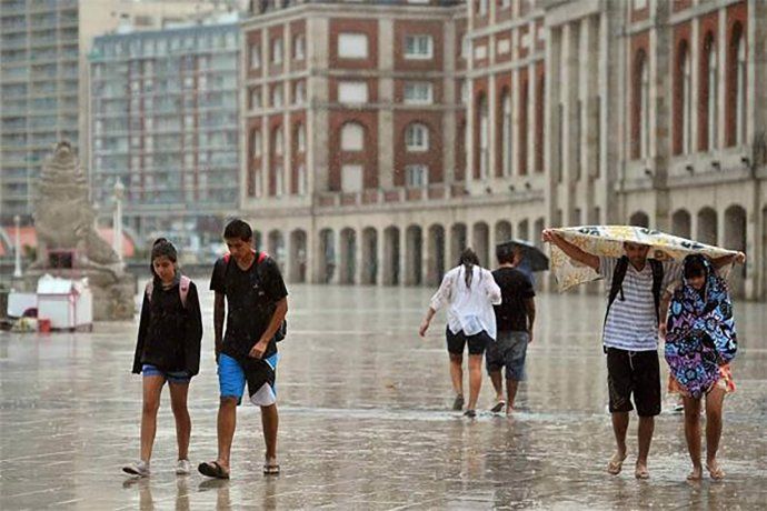 Anuncian lluvias en Mar del Plata cuándo y a qué hora