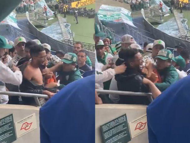 Hinchas De Palmeiras Golpearon Y Desnudaron A Un Infiltrado Del Flamengo