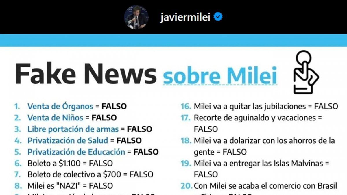 Uno a uno los momentos en que Javier Milei manifestó las ideas que