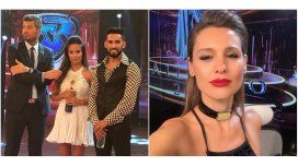 Pampita ubicó a Lourdes Sánchez en el Bailando. Pampita ubicó a Lourdes Sánchez en el Bailando.