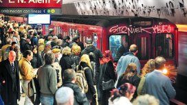 El subte en hora pico El subte en hora pico