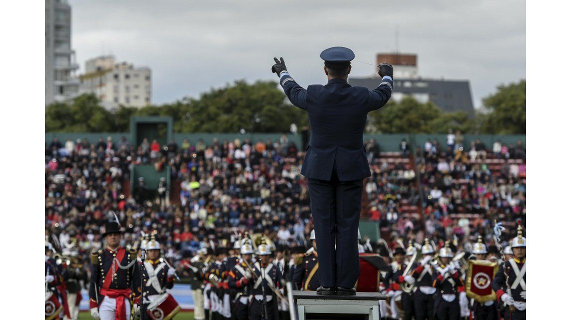 El desfile militar por el 25 de Mayo El desfile militar por el 25 de Mayo