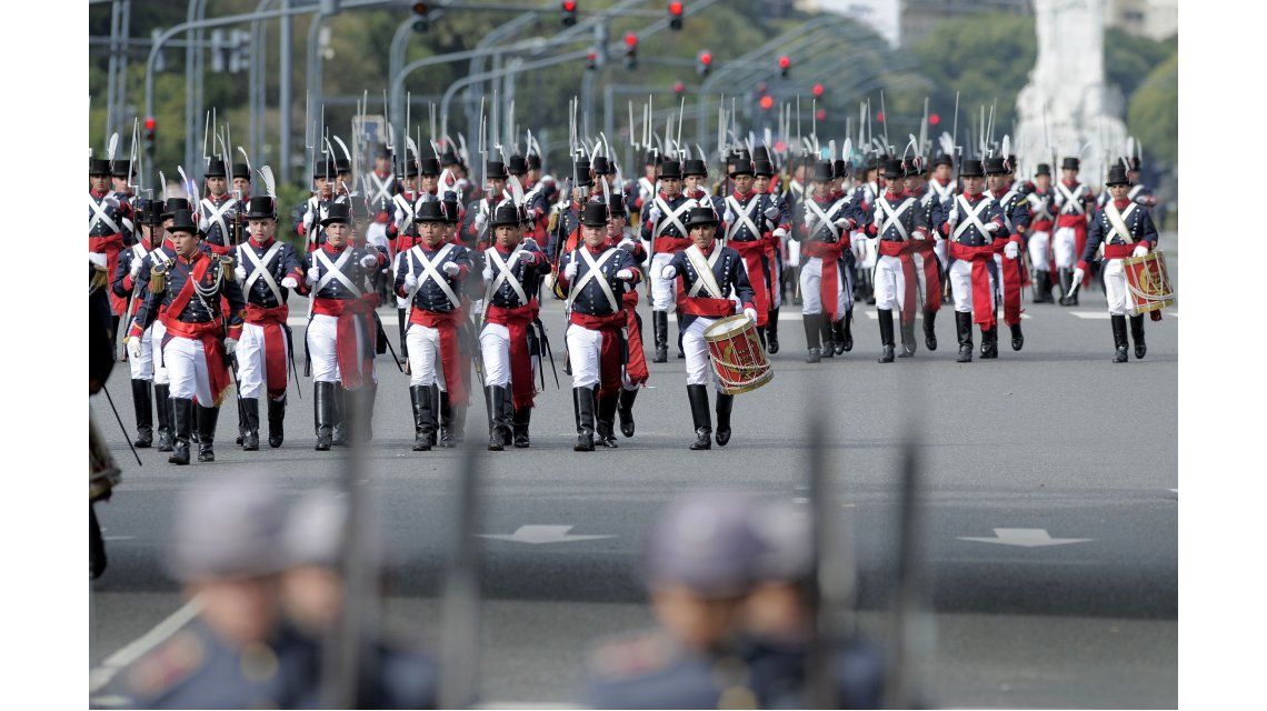 Las mejores imágenes del desfile militar por el 25 de Mayo Las mejores imágenes del desfile militar por el 25 de Mayo