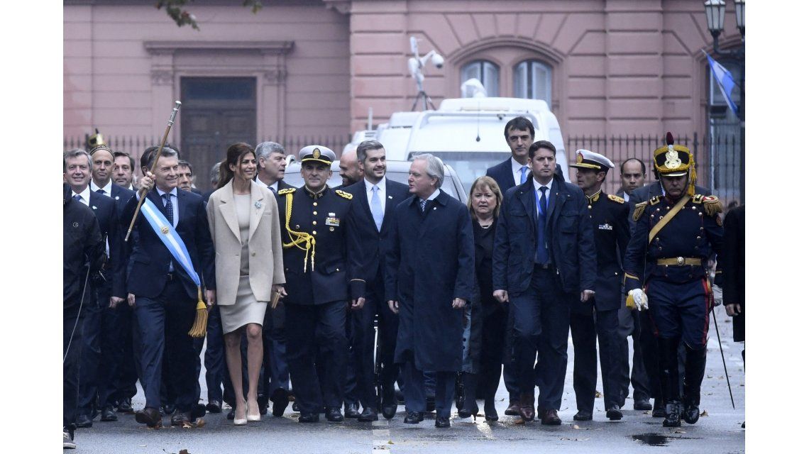 Macri y el Gabinete durante le Tedeum Macri y el Gabinete durante le Tedeum