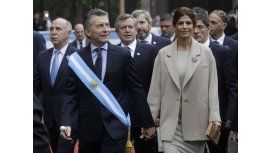 Macri y Juliana Wada en el Tedeum por el 25 de mayo Macri y Juliana Wada en el Tedeum por el 25 de mayo