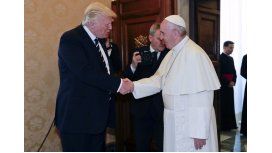 Donald Trump es recibido por el Papa Francisco en el Vaticano Donald Trump es recibido por el Papa Francisco en el Vaticano