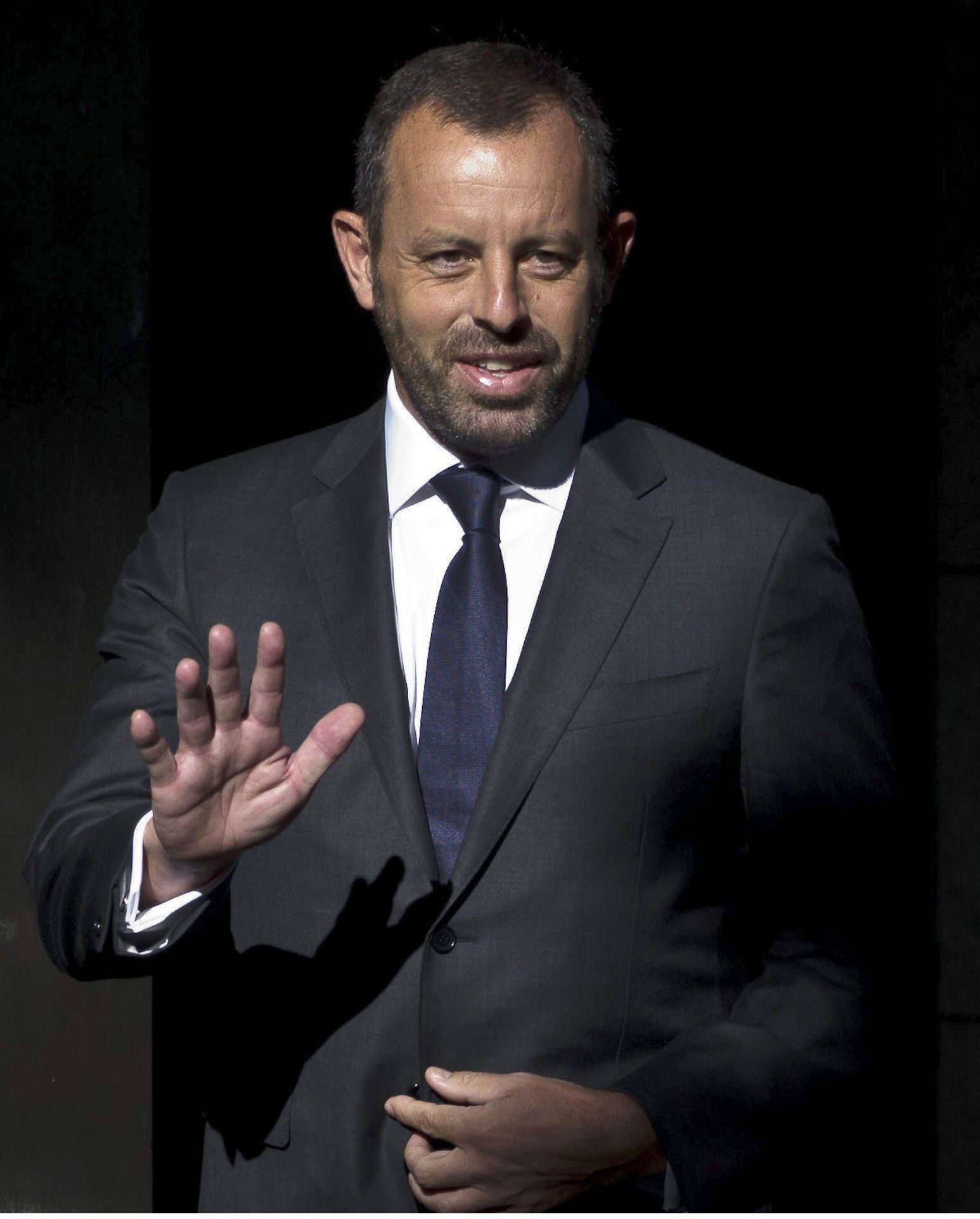 El ex presidente del Barcelona Sandro Rosell<br>