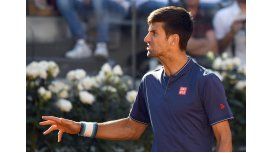 Nole viene de perder la final del Masters 1000 de Roma ante Zverev Nole viene de perder la final del Masters 1000 de Roma ante Zverev