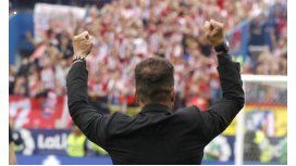 El Cholo fue vitoreado por todo el Vicente Calderón El Cholo fue vitoreado por todo el Vicente Calderón
