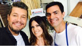 Marcelo Tinelli junto a Isabel Macedo y Juan Manuel Urtubey Marcelo Tinelli junto a Isabel Macedo y Juan Manuel Urtubey