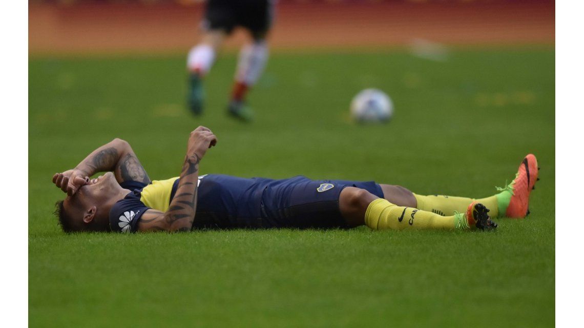 El volante estuvo apenas unos minutos en cancha en el duelo ante River El volante estuvo apenas unos minutos en cancha en el duelo ante River