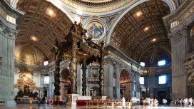 El interior de la Basílica de San Pedro, en Roma El interior de la Basílica de San Pedro, en Roma