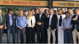 Macri inauguró el Metrobus de La Matanza junto a Magario Macri inauguró el Metrobus de La Matanza junto a Magario