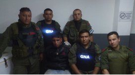 Dario Badaracco al ser detenido por Gendarmería Nacional Dario Badaracco al ser detenido por Gendarmería Nacional