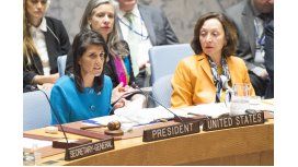 La embajadora de Estados Unidos ante la ONU, Nikki Haley, habló sobre Venezuela La embajadora de Estados Unidos ante la ONU, Nikki Haley, habló sobre Venezuela