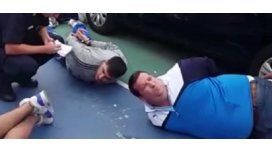 Algunos de los barras detenidos este sábado en el Cilindro Algunos de los barras detenidos este sábado en el Cilindro