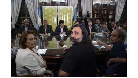 Mirta Petrocini y Roberto Baradel Mirta Petrocini y Roberto Baradel
