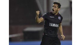 Lautaro Acosta festeja su gol Lautaro Acosta festeja su gol
