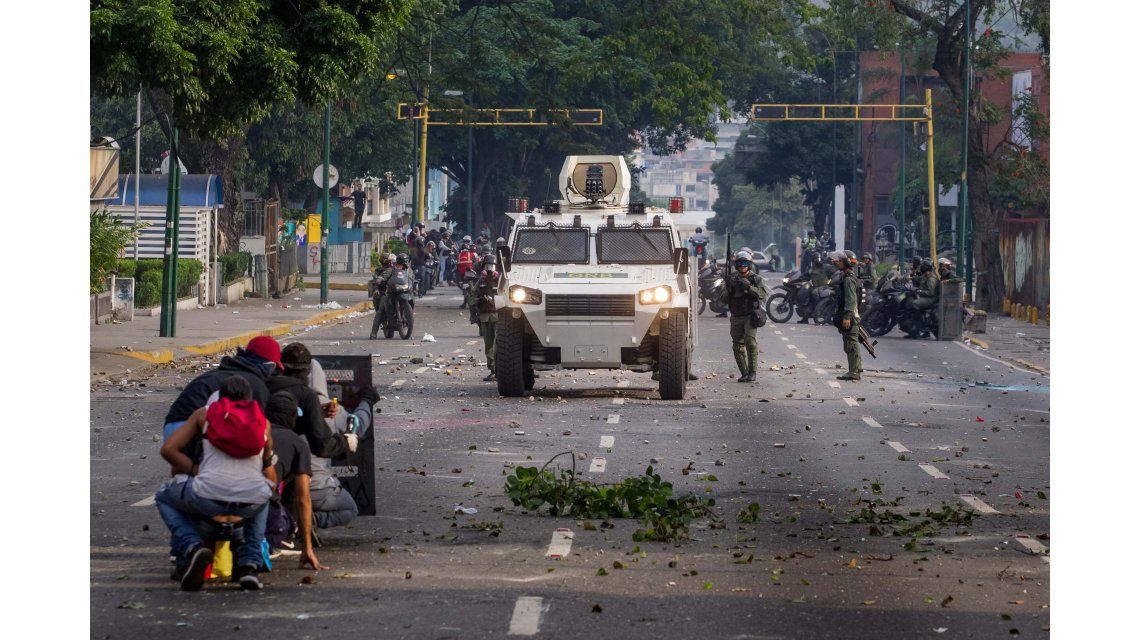 Enfrentamientos en las calles de Venezuela Enfrentamientos en las calles de Venezuela