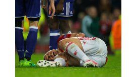 La dura lesión de Zlatan Ibrahimovic La dura lesión de Zlatan Ibrahimovic