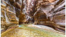 El increíble Cañón de Wadi Mujib El increíble Cañón de Wadi Mujib