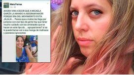 Esta es la publicación de la funcionaria sobre el femicidio de Micaela Esta es la publicación de la funcionaria sobre el femicidio de Micaela