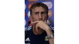 Edgardo Bauza preocupado Edgardo Bauza preocupado