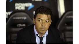 Marcelo Gallardo en el estadio de Lanús Marcelo Gallardo en el estadio de Lanús