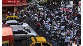 Los movimientos sociales planean pasar la noche en la Nueve de Julio Los movimientos sociales planean pasar la noche en la Nueve de Julio