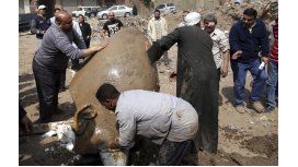 Hallaron una estatua gigante que sería de Ramsés II Hallaron una estatua gigante que sería de Ramsés II