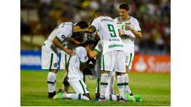 Festejo de Chapecoense en Venezuela Festejo de Chapecoense en Venezuela