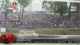 Tragedia en el futbol de Angola Tragedia en el futbol de Angola