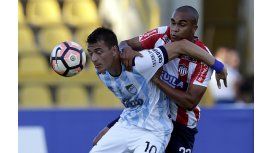 Leandro González ante Junior en Cartagena Leandro González ante Junior en Cartagena