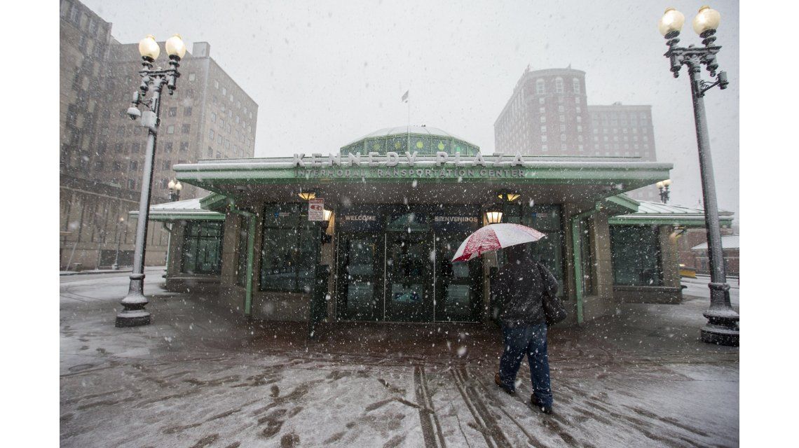 Un temporal de nieve golpeó el noreste de Estados Unidos Un temporal de nieve golpeó el noreste de Estados Unidos