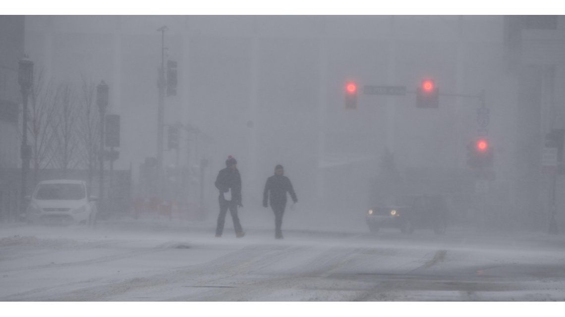 Un temporal de nieve golpeó el noreste de Estados Unidos Un temporal de nieve golpeó el noreste de Estados Unidos