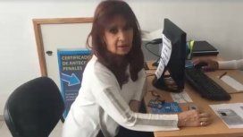 Cristina Kirchner se grabó haciendo trámites judiciales Cristina Kirchner se grabó haciendo trámites judiciales