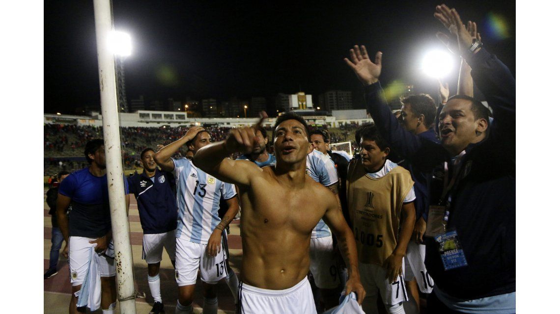 El alocado festejo de Atlético Tucumán El alocado festejo de Atlético Tucumán