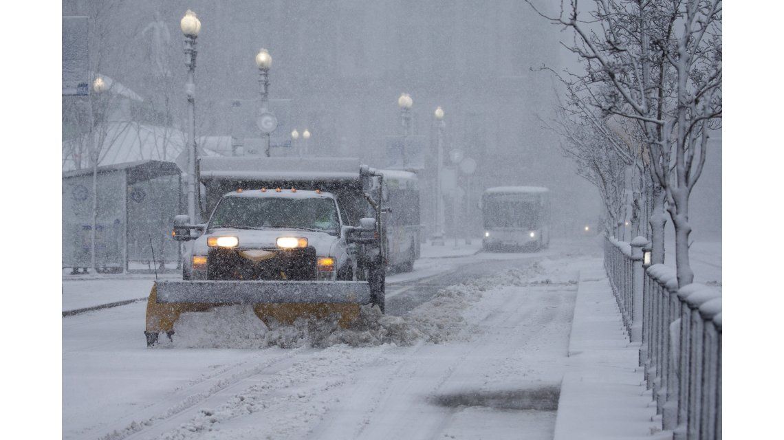 Un temporal de nieve golpeó el noreste de Estados Unidos Un temporal de nieve golpeó el noreste de Estados Unidos