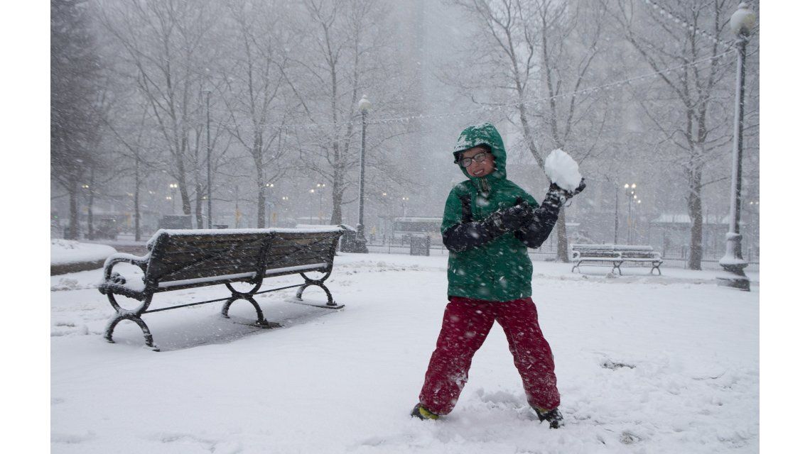 Un temporal de nieve golpeó el noreste de Estados Unidos Un temporal de nieve golpeó el noreste de Estados Unidos