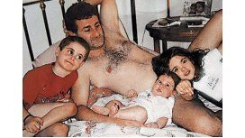 José Luis Cabezas y sus hijos José Luis Cabezas y sus hijos